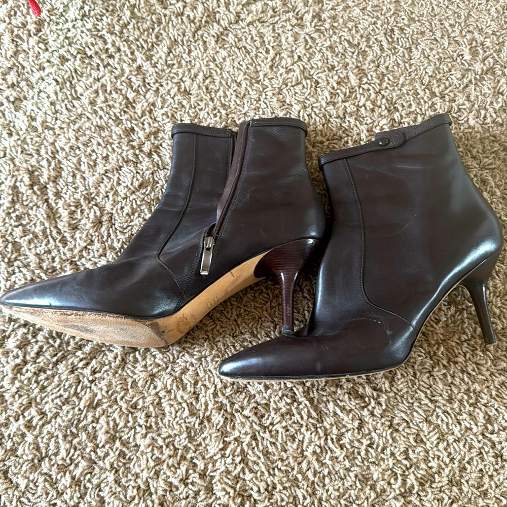 Via Siga vintage boots size 10 brown